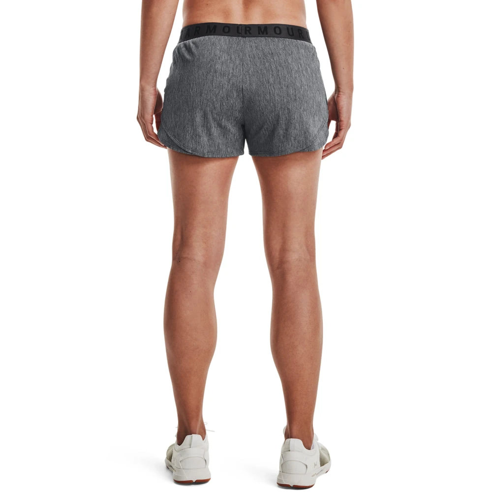 'Under Armour' Women's Play Up Twist Shorts 3.0 - Jet Grey 3 'Under Armour' Women's Play Up Twist Shorts 3.0 - Jet Grey - Image 3