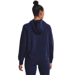 'Under Armour' Women's Rival Fleece Logo Hoodie - Midnight Navy / White -Outdoor Clothing Sale s7.V5 1356318 410 BC 1024x1024@2x