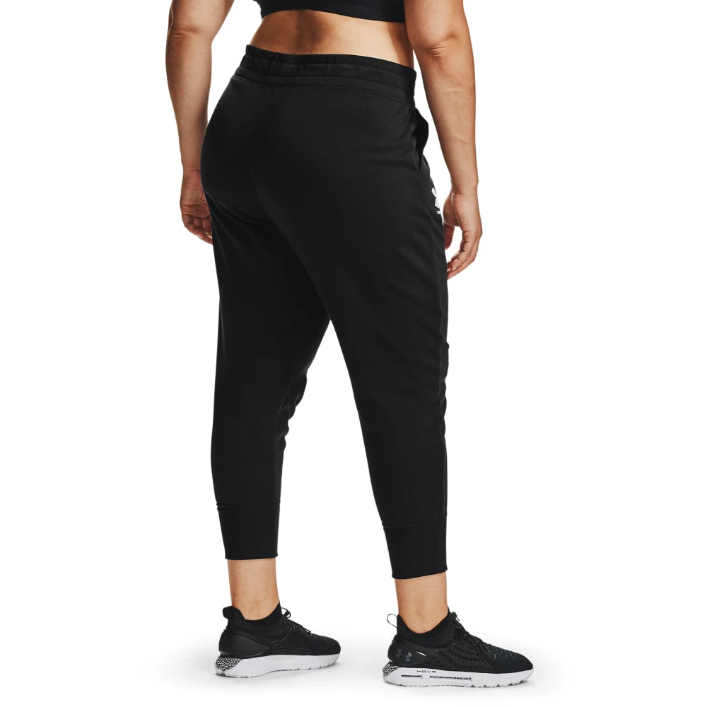 'Under Armour' Women's Rival Fleece Joggers - Black (ext. Sizes) 2 'Under Armour' Women's Rival Fleece Joggers - Black (ext. Sizes) - Image 2