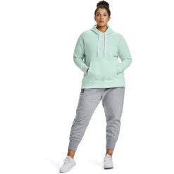 'Under Armour' Women's Rival Fleece Joggers - Steel Medium Heather (ext. Sizes) -Outdoor Clothing Sale s7.V5 1357035 035 FSF 1024x1024@2x