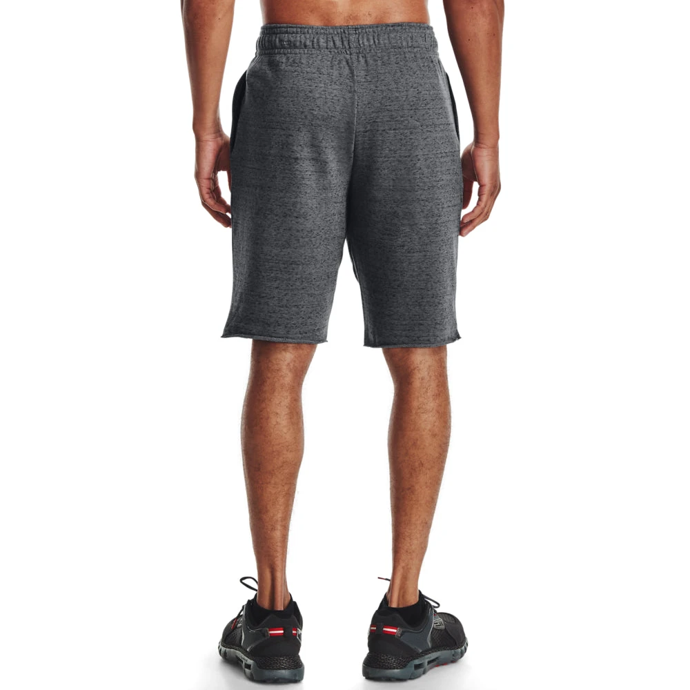 'Under Armour' Men's Rival Terry Shorts - Pitch Grey 4 'Under Armour' Men's Rival Terry Shorts - Pitch Grey - Image 4