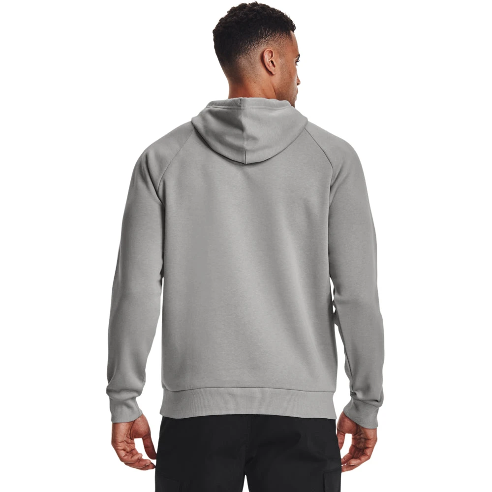 'Under Armour' Men's Rival Fleece Antler Hoodie - Tin 3 'Under Armour' Men's Rival Fleece Antler Hoodie - Tin - Image 3
