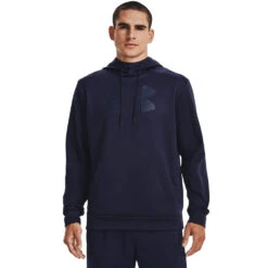 'Under Armour' Men's Fleece® Big Logo Hoodie - Midnight Navy